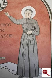 Sgraffito - w. Urszula Ledchowska w wieczerniku Klasztoru Zakonu Paulinw na Jasnej Grze w Czstochowie